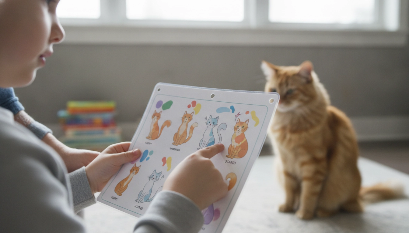 Teach Kids Safe Cat Handling With a Printable Cheat Sheet